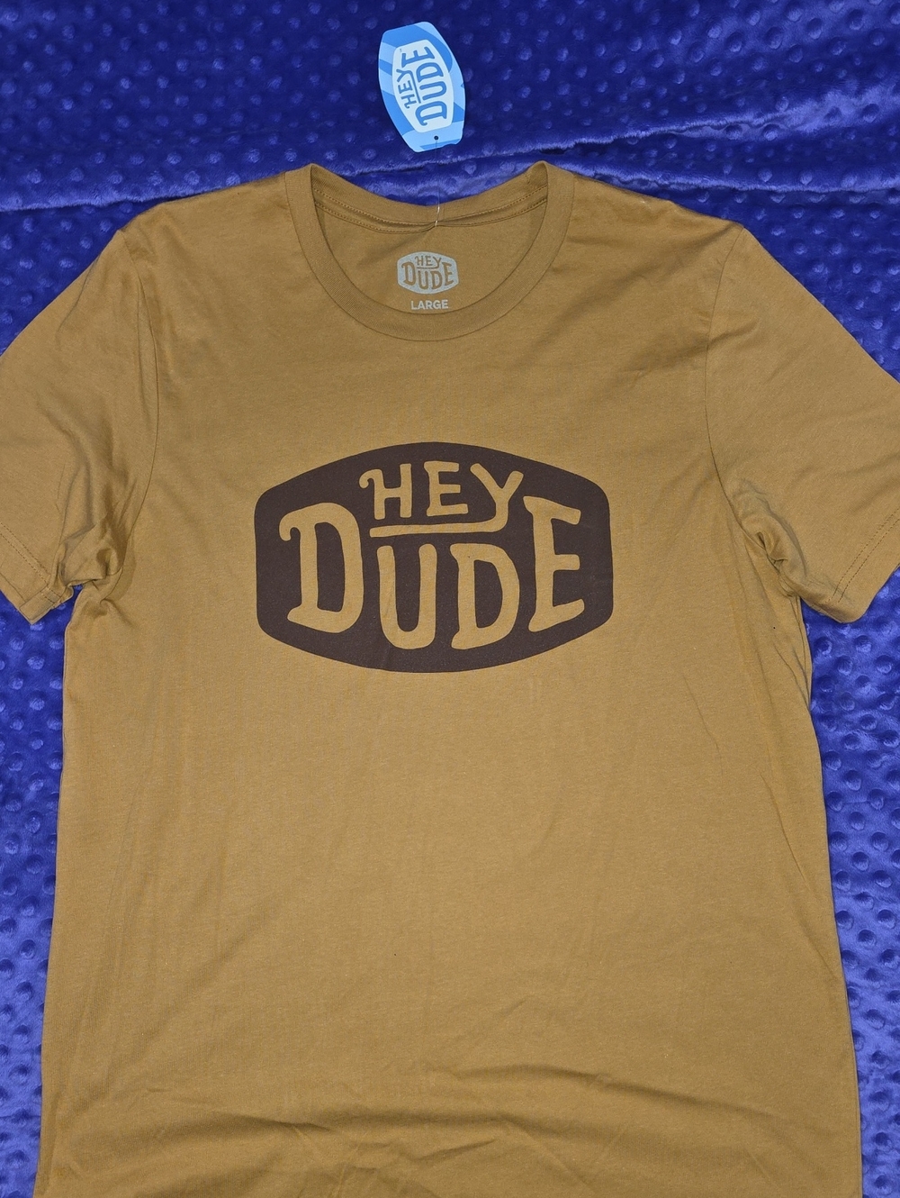 Hey Dude Brown Logo  Short-Sleeve Tee